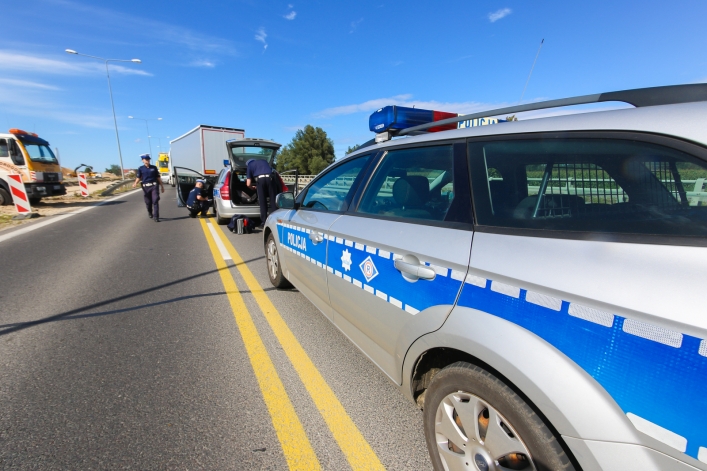 Karambol na „7”: 5 samochodów, 2 osoby poszkodowane
