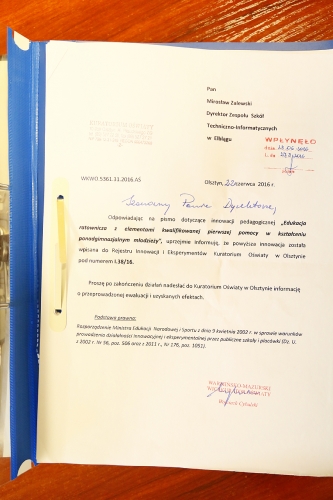 Klasy mundurowe ZSTI. Wolontariat jest ich pasją i codziennością