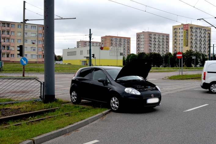 Kolizja drogowa na ul. płk. Dąbka
