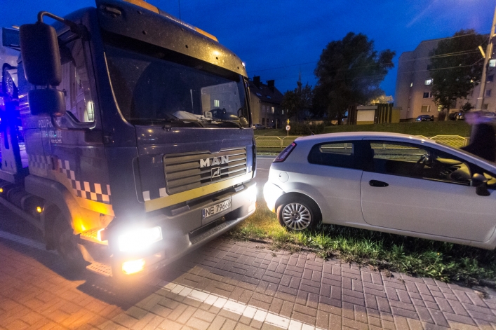 Kolizja na Dąbka. Dwie osoby w szpitalu