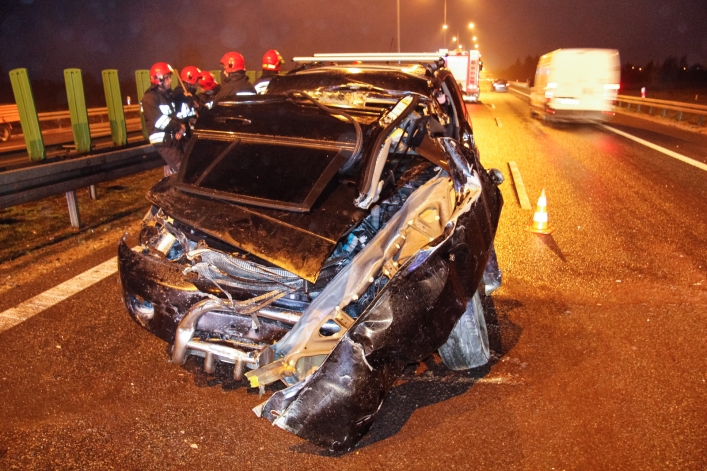 Kolizja na obwodnicy Elbląga. Ruch w kierunku Gdańska wahadłowy