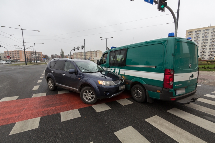 Kompletnie pijany uderzył w Żandarmerię Wojskową