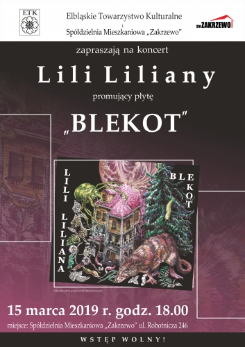 „Blekot” - okładka płyty