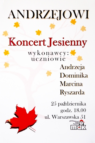 Koncert Jesienny pamięci Andrzeja Michalczuka (+ zdjęcia)
