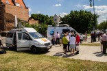 Konferencja prasowa Prawa i Sprawiedliwości na Przystani Żeglugi Elbląsko-Ostródzkiej