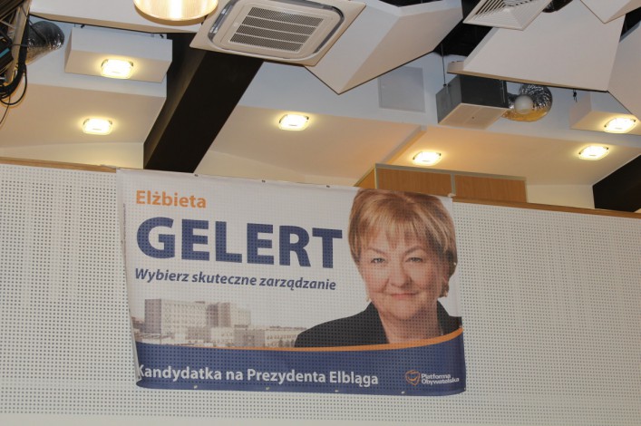 Konwencja Platformy Obywatelskiej. Jacek Protas wspiera Elżbietę Gelert