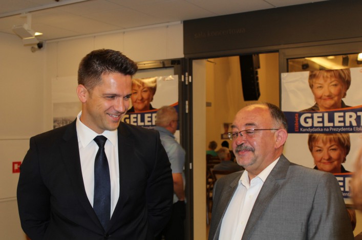 Konwencja Platformy Obywatelskiej. Jacek Protas wspiera Elżbietę Gelert