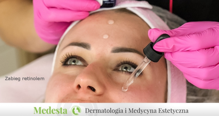 Zabieg retinolem