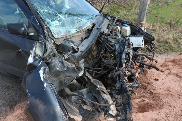 Kraksa pociągu z autem (+ foto)