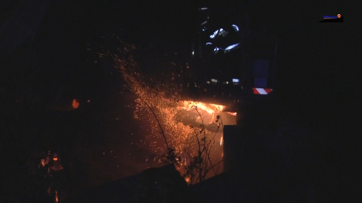 Krzewno: Nocny pożar w fabryce szczotek (foto i video)