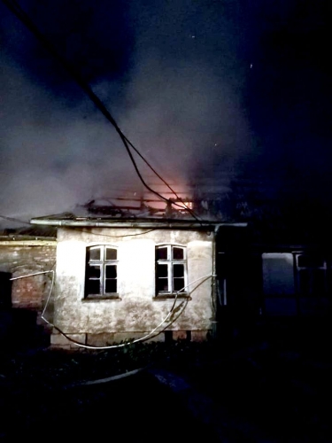 Krzewsk. Spłonęły dwa budynki 