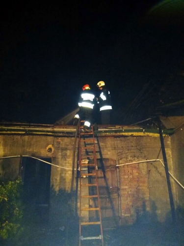 Krzewsk. Spłonęły dwa budynki 