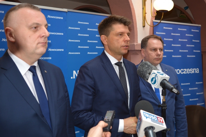 Lider Nowoczesnej spotkał się z mieszkańcami Elbląga