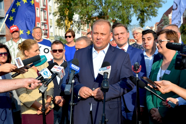 Liderzy PO i Nowoczesnej w Elblągu: Kiedy dojdziemy do władzy, pryzwrócimy Mały Ruch GranicznLiderzy Koalicji Obywatelskiej (Grzegorz Schetyna, Katarzyna Lubnauer, Barbara Nowacka) w Elblągu