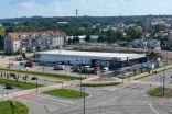 Lidl przy skrzyżowaniu Ogólnej i al. Jana Pawła II (26 lipca 2018 r.)