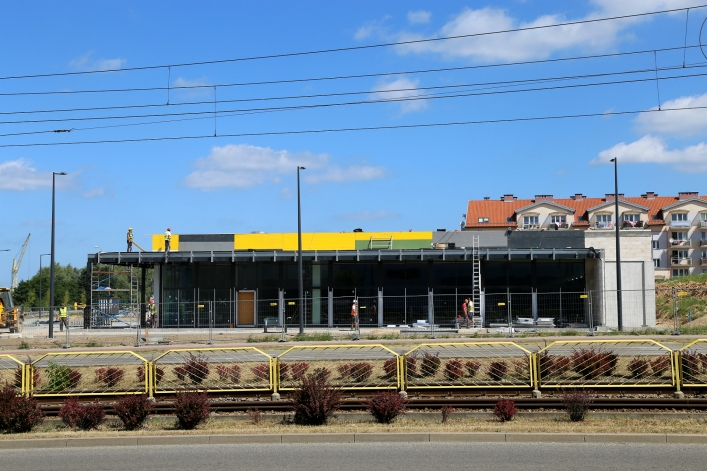 Lidl przy skrzyżowaniu Ogólnej i al. Jana Pawła II
