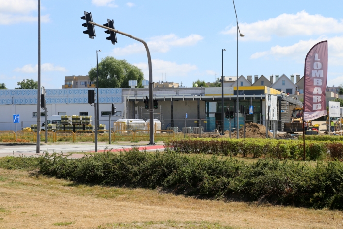 Lidl przy skrzyżowaniu Ogólnej i al. Jana Pawła II