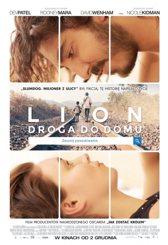 Lion. Droga do domu - plakat filmowy