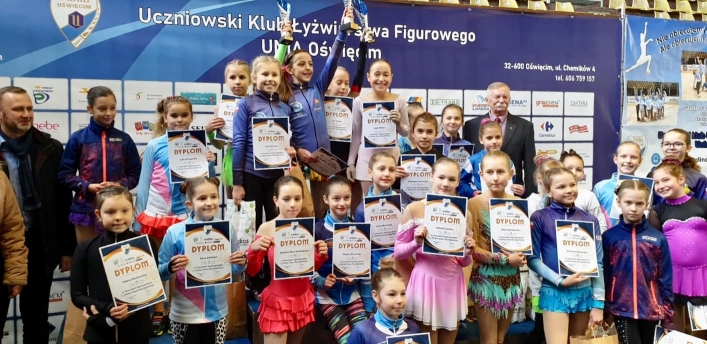Łyżwiarze UKS „Szóstka” Elbląg wzięli udział w zawodach o „Puchar Ziemi Oświęcimskiej”
