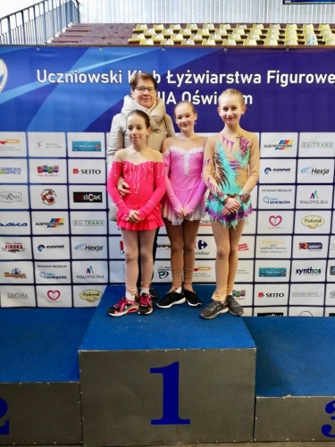 Łyżwiarze UKS „Szóstka” Elbląg wzięli udział w zawodach o „Puchar Ziemi Oświęcimskiej”