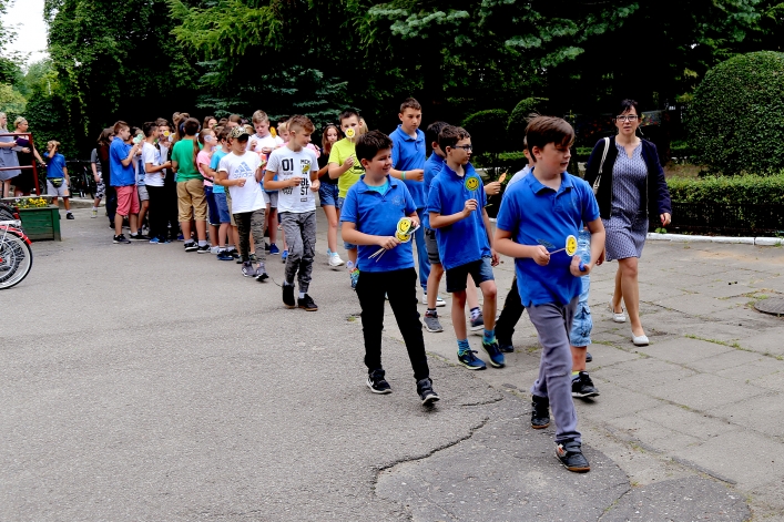 Marsz integracji w Szkole Podstawowej nr 6 w Elblągu