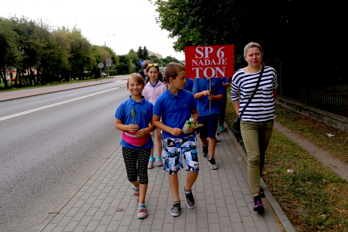 Marsz integracji w Szkole Podstawowej nr 6 w Elblągu