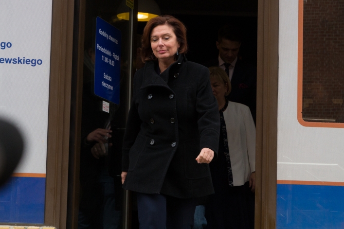 Marszałek Sejmu odwiedziła Elbląg. Popiera kandydatów Platformy Obywatelskiej