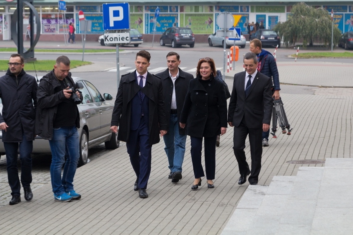 Marszałek Sejmu odwiedziła Elbląg. Popiera kandydatów Platformy Obywatelskiej
