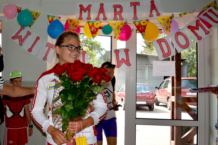 "Marta - witaj w domu!" Powitanie jednej z najlepszych kajakarek na świecie