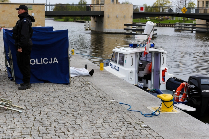 Mężczyzna utopił się w Kanale Elbląskim
