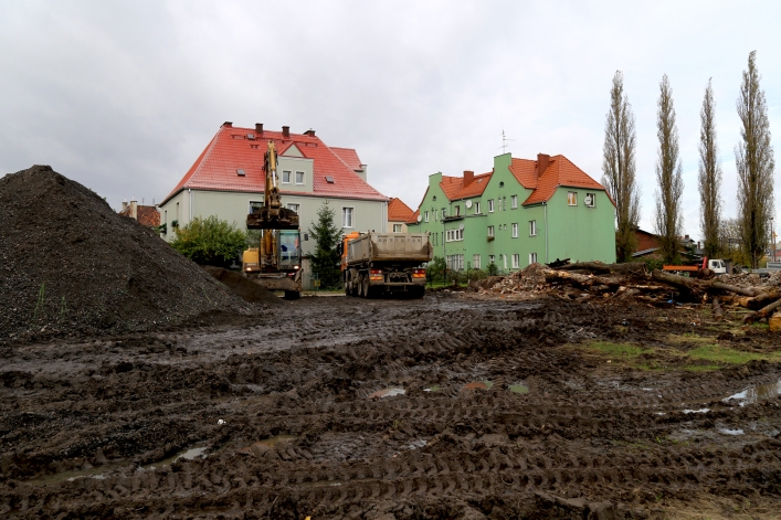 Budowa wiaduktu na Zatorze (26 października 2017 r.), 