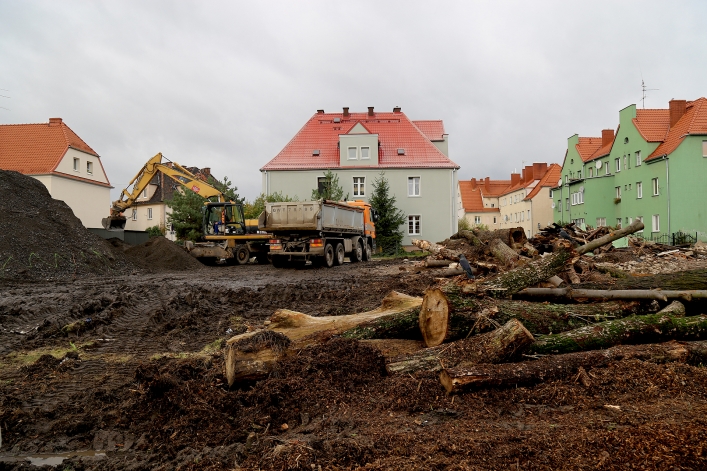 Budowa wiaduktu na Zatorze (26 października 2017 r.),