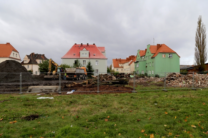 Budowa wiaduktu na Zatorze (26 października 2017 r.),