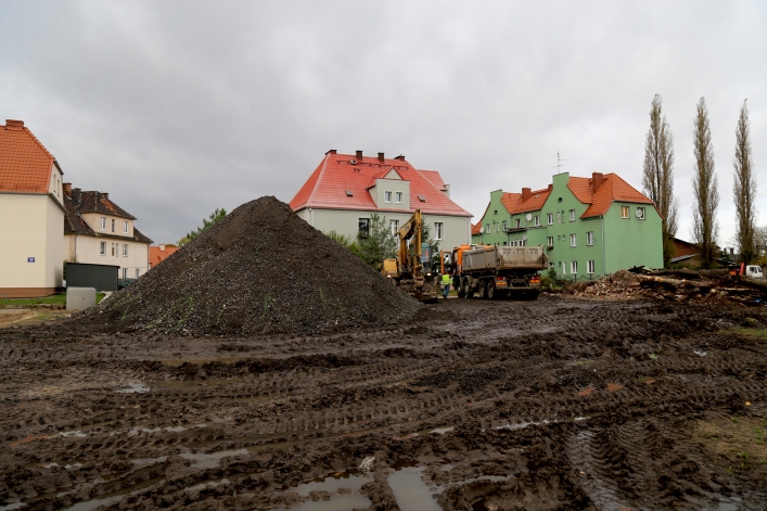 Budowa wiaduktu na Zatorze (26 października 2017 r.),