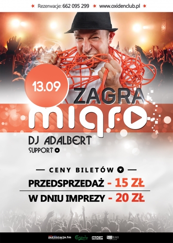 MIQRO i AdAlbert razem już w najbliższy weekend