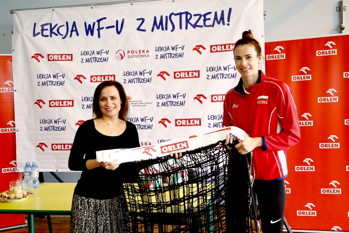 Mistrzyni Europy Izabela Bełcik spotkała się z uczniami elbląskiej „dziewiętnastki"