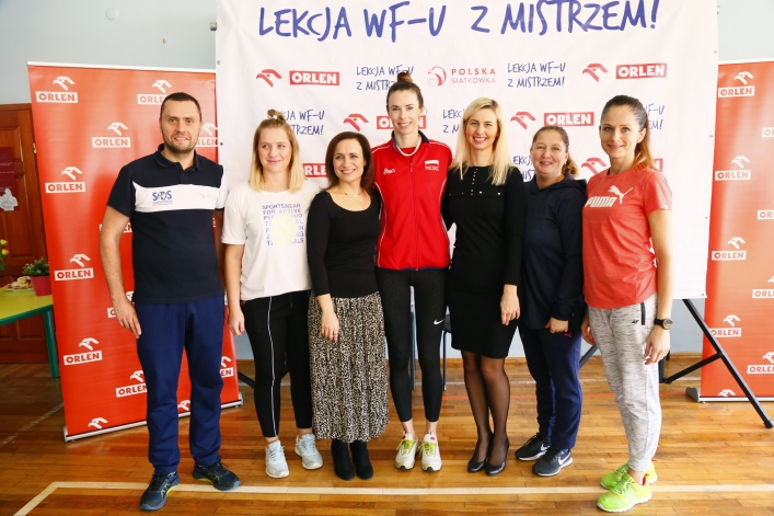 Mistrzyni Europy Izabela Bełcik spotkała się z uczniami elbląskiej „dziewiętnastki"