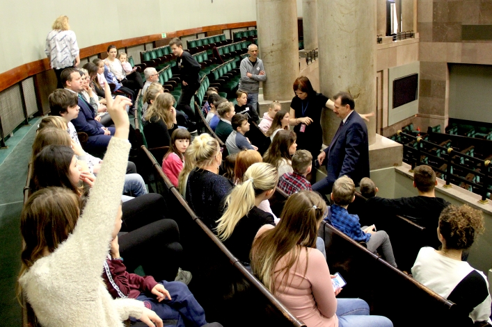 Młodzi elblążanie z wizytą w Sejmie