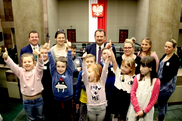Młodzi elblążanie z wizytą w Sejmie