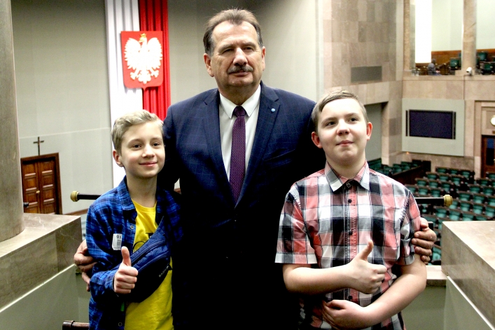 Młodzi elblążanie z wizytą w Sejmie