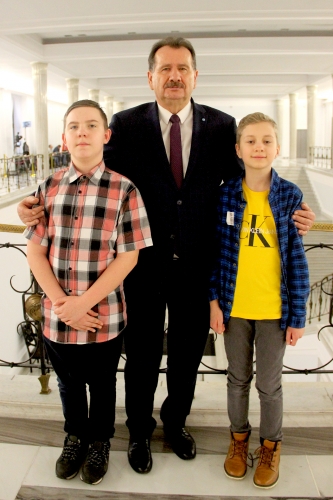 Młodzi elblążanie z wizytą w Sejmie