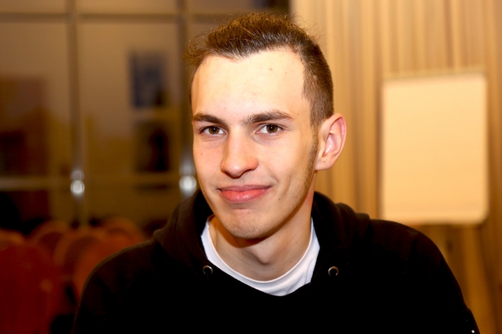 Adam Gronek, członek Młodzieżowej Rady Miasta Elbląga
