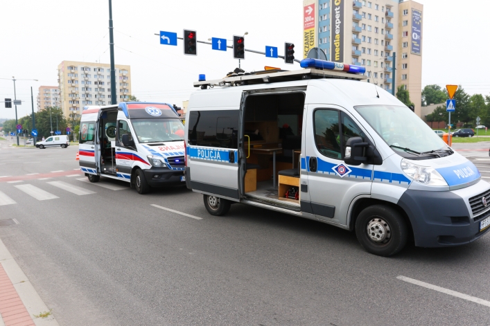 Mocna kolizja w centrum miasta