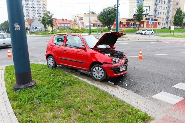 Mocna kolizja w centrum miasta