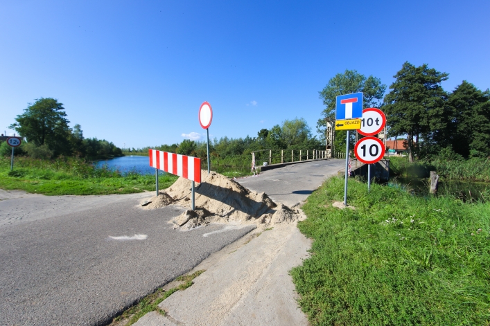 Most w Tujsku zamknięty. Którędy nad morze?