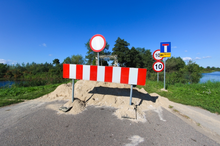Most w Tujsku zamknięty. Którędy nad morze?