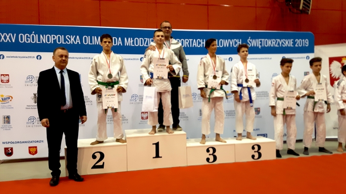 Mukhtar Alwaqedi na podium OOM Kielce 2019