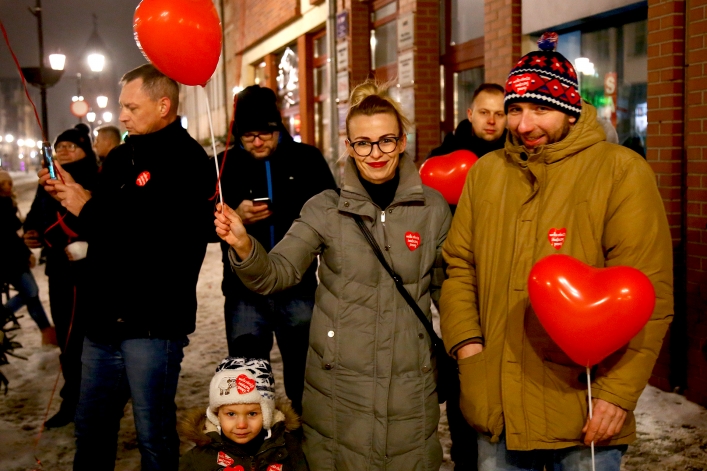 Murem za Owsiakiem także w Elblągu