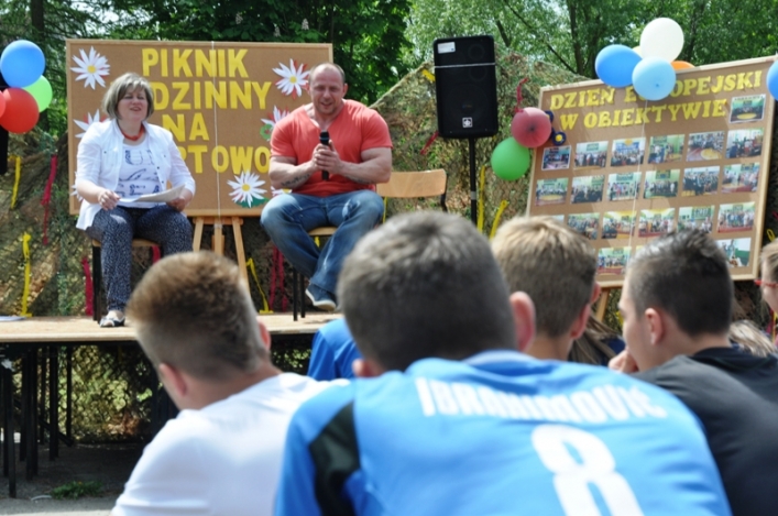 Na kim młodzież może się wzorować? Spotkanie ze sportowcami w Dobrym