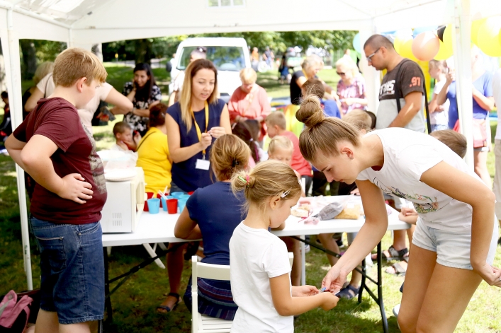 Na pikniku rodzinnym w Bażantarni dzielili się chlebem i bożym słowem
